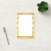 Gold Foil White Golden Stripe clean Post-it® Notes (Kantoor)
