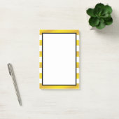 Gold Foil White Golden Stripe clean Post-it® Notes (Kantoor)