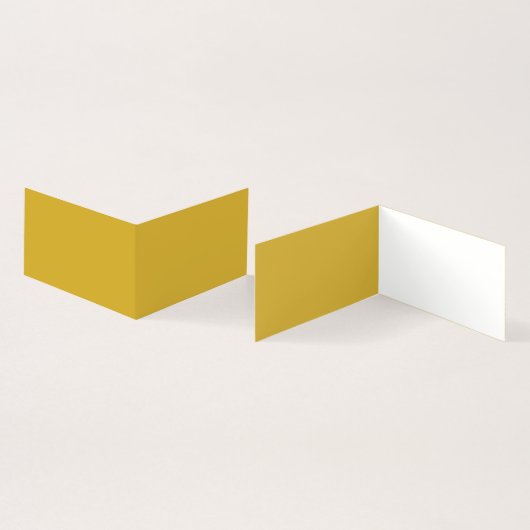 Gold Folded Visitekaartje (Binnen en buitenkant)