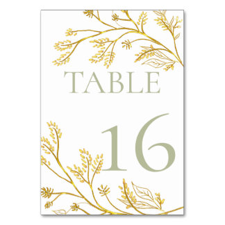 Gold Foliage Kaart