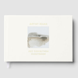 Gold Folie Art Exhibition Guestbook Gastenboek
