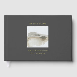 Gold Folie Art Exhibition Guestbook Gastenboek