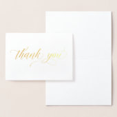 Gold Folie - eenvoudige minimalistische bedankkaar Kaarten (Display)