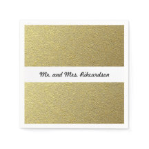 Gold Folie Effect bruiloft