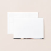 Gold Folie Lotus Bloem Foto Dank u kaart (Met envelop)