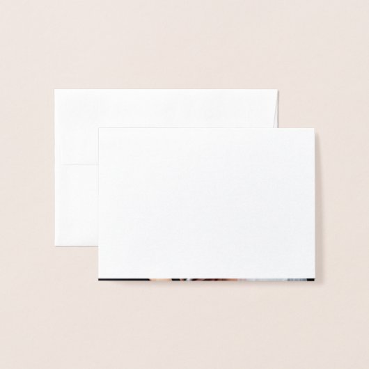 Gold Folie Lotus Bloem Foto Dank u kaart (Met envelop)