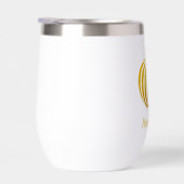 Gold Folie Pompoen Vibes Tumbler (Rechts)