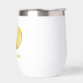 Gold Folie Pompoen Vibes Tumbler (Links)
