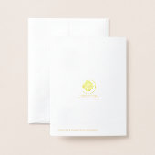 Gold Folie Stripes Afstuderen Dank u Foto Kaarten (Met envelop)