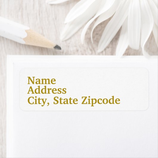 Gold Fonts Etiket (Insitu)