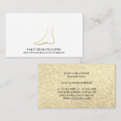 Gold Foot Care Podiatry Praktijkarts Visitekaartje (Voorkant / Achterkant)