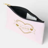 Gold Forever Hearts Bridal Shower Etui (Open)