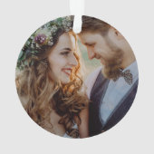 Gold-foto gemaakt tijdens pandemische kerstmis ornament (achterkant)