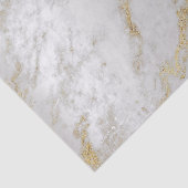 Gold Foxier Grey Silver Marble Metallic Abstract Tissuepapier (Detail)
