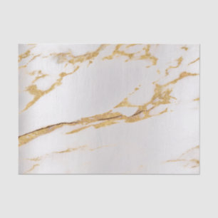 Gold Foxier Silver Marble Metallic Abstract Tissuepapier