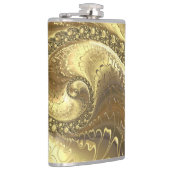 Gold Fractal Art Heupfles (Rechts)