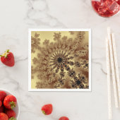 Gold Fractal Burst Servet (Insitu)