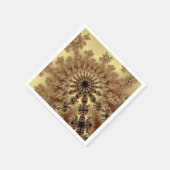 Gold Fractal Burst Servet (Hoek)