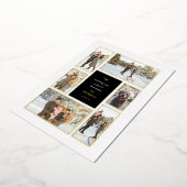 Gold Framed 6 - kerstgalerij Folie Feestdagenkaart (Gedraaid)