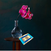 Gold Framed Elegant Professional Blue Ocean Visitekaartje