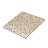 Gold Franco-Oriental Filigree Pattern Fancy Design Tegeltje (Zijkant)