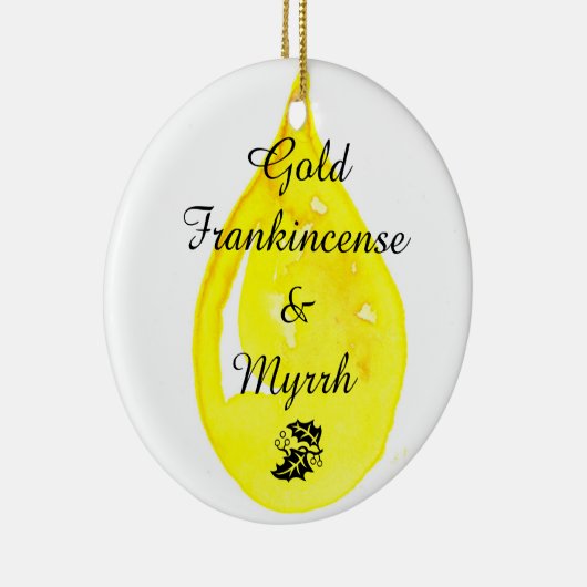 Gold, Frankincense en Myrrrh. Ornament (Rechts)
