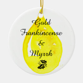 Gold, Frankincense en Myrrrh. Ornament