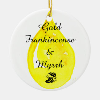 Gold, Frankincense en Myrrrh. Ornament
