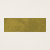 Gold Frills Auburn Brown Wedding RSVP Online Kaart (Achterkant)