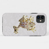 Gold Frog Jewel Foto Paisley Lace iPhone 5 Hoesje (Achterkant (horizontaal))