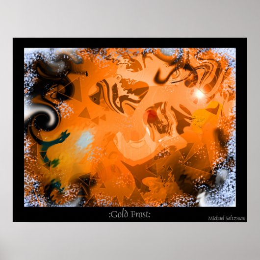 Gold Frost Poster (Voorkant)
