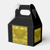 Gold Gable Favor Box Bedankdoosjes (Achterkant)