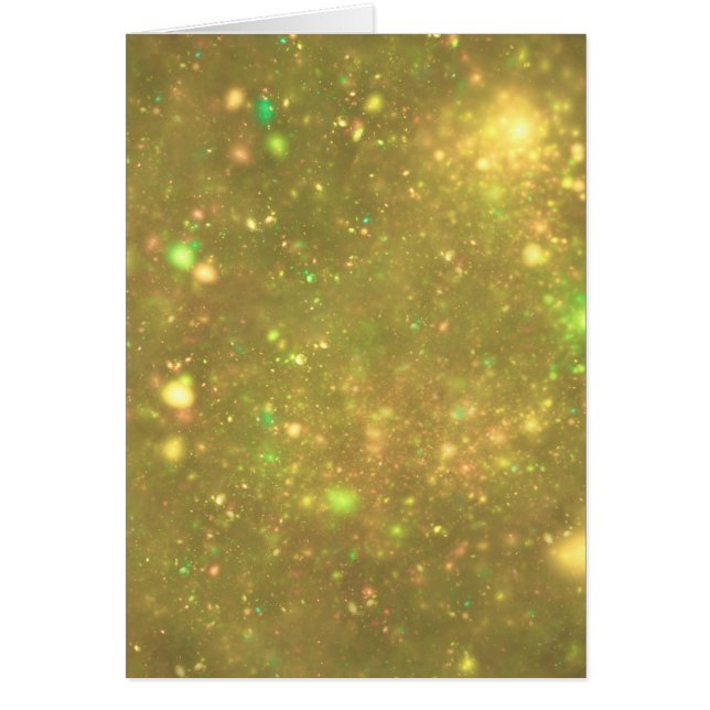 Gold Galactic Glitter Print (Voorkant)