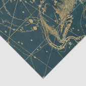 Gold Galaxy Star-kaartontwerp 10 Tissuepapier (Detail)