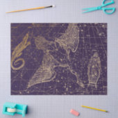 Gold Galaxy Star-kaartontwerp 12 Tissuepapier (Craft)