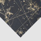 Gold Galaxy Star-kaartontwerp 1 Tissuepapier (Detail)