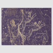 Gold Galaxy Star-kaartontwerp 5 Tissuepapier (Voorkant)