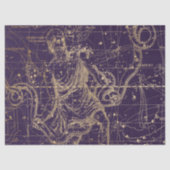 Gold Galaxy Star-kaartontwerp 9 Tissuepapier (Voorkant)