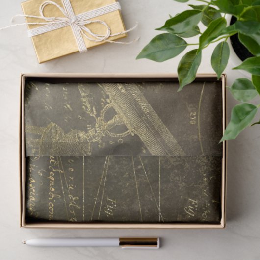 Gold Galileo Series Design 15 Tissuepapier (Geschenk)