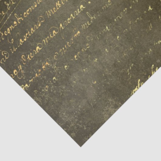 Gold Galileo Series Design 15 Tissuepapier (Detail)