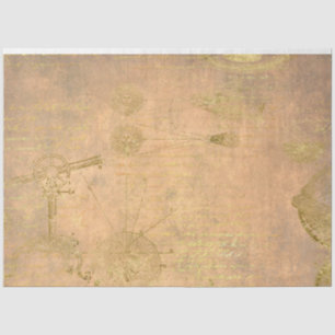 Gold Galileo Series Design 17 Tissuepapier