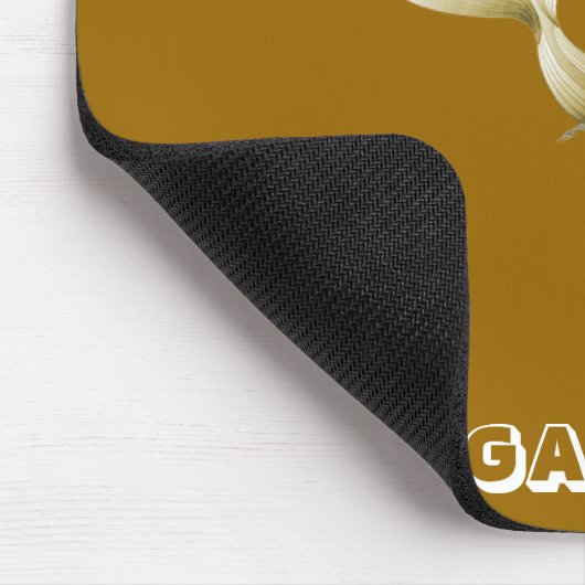 GOLD_GAM, GAM het! Mousepad Muismat (Hoek)