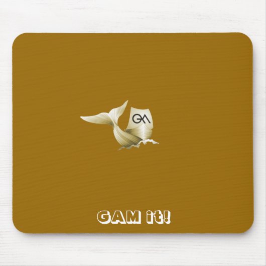 GOLD_GAM, GAM het! Mousepad Muismat (Voorkant)