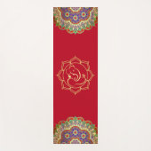 Gold Ganesha en Mandalas Yoga Mat (Voorkant)