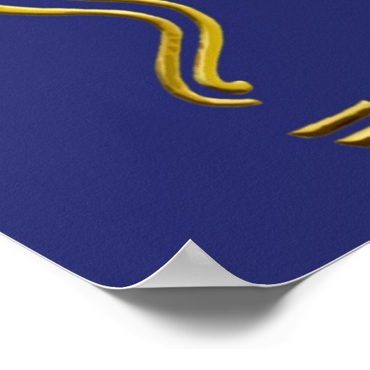 Gold Ganesha II Poster (Hoek)