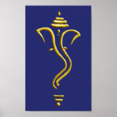 Gold Ganesha II Poster (Voorkant)