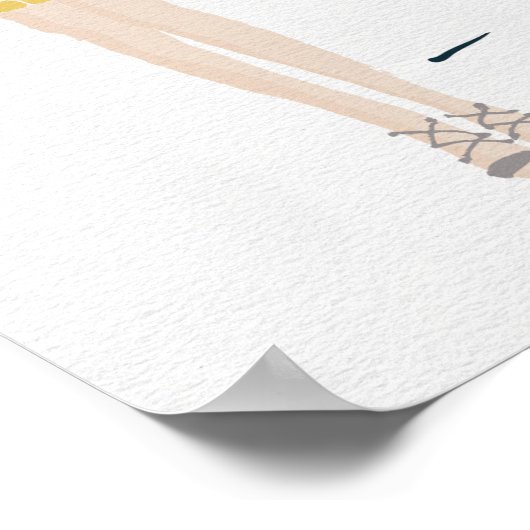 Gold "Geen eindigen met uw dagdroomprijsopgave" Po Poster (Hoek)