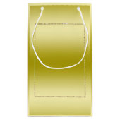 Gold Gem en Glitter 50th Golden Wedding Jubileum Klein Cadeauzakje (Achterkant)