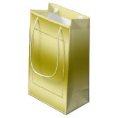 Gold Gem en Glitter 50th Golden Wedding Jubileum Klein Cadeauzakje (Achterkant Gekanteld)