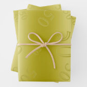 Gold Gem & Glitter 50th Birthday Party Inpakpapier Vel (In situ)